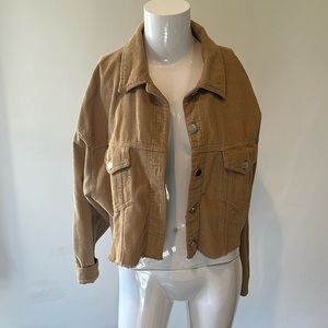 Zara Corduroy Cropped Jacket